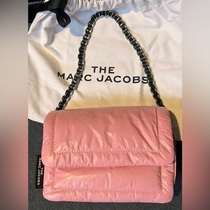 NWT Marc Jacobs Mini Pillow Powder Pink Leather Crossbody Bag